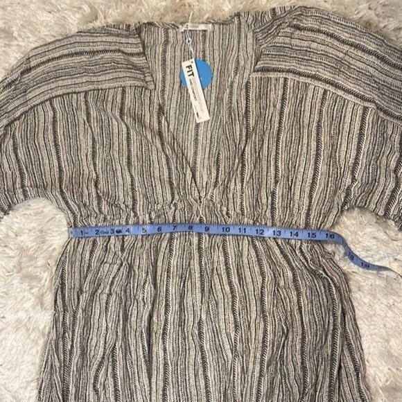 Cupshe  Plunging Striped Summer Flowy Midi Dress Size Large - Picture 9 of 16